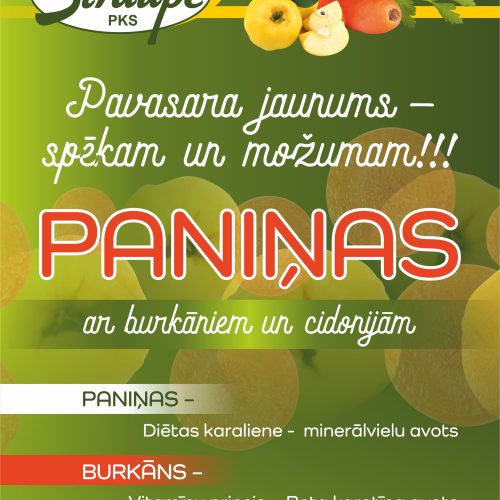 Paniņas ar burkāniem un cidonijām