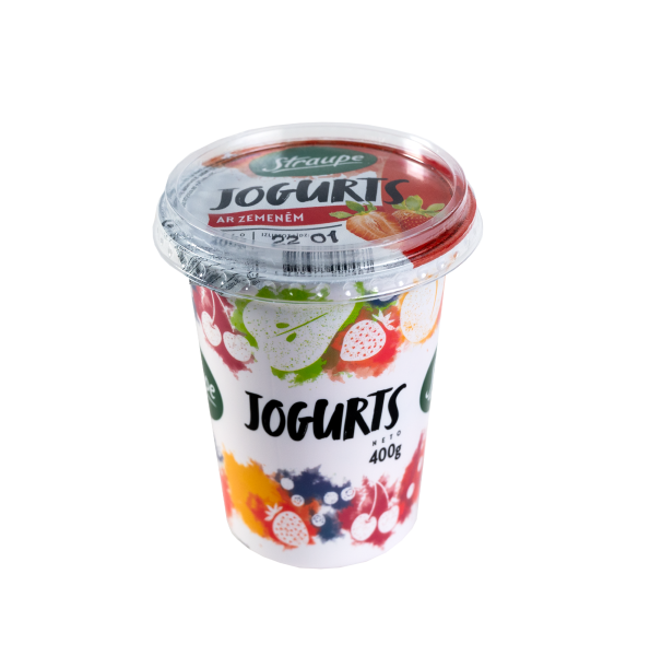 Jogurts ar zemenēm