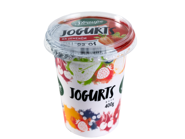 Jogurts ar zemenēm
