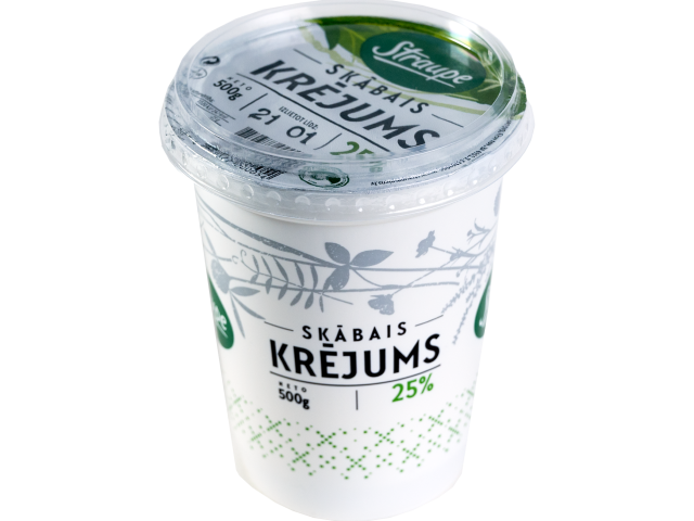 Skābais krējums 25%