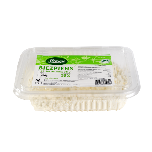 Krējuma biezpiens 18%