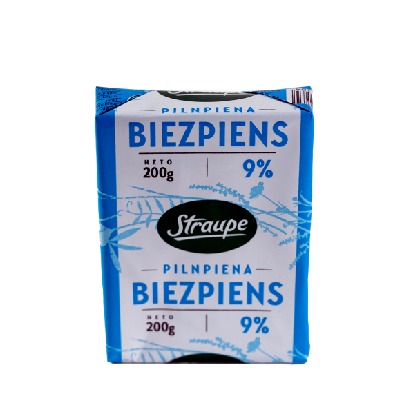 Pilnpiena biezpiens 9%