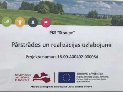 Projekts „Pārstrādes un realizācijas uzlabojumi”