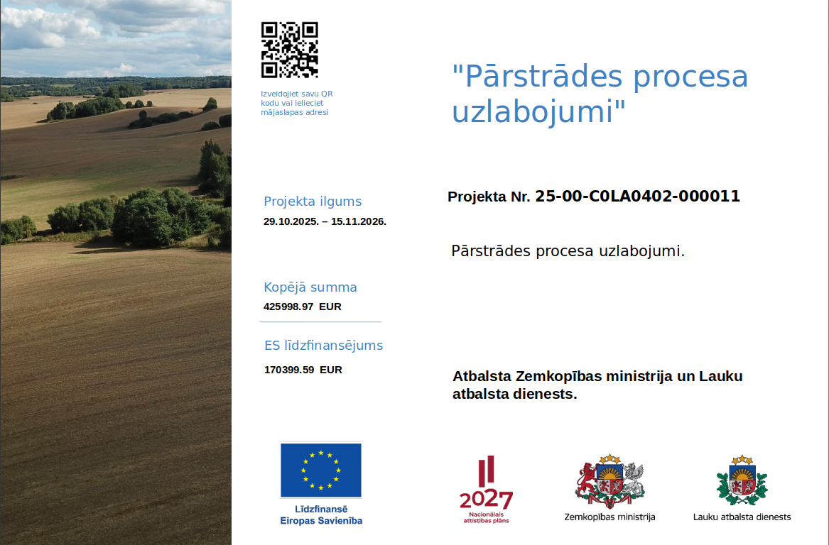 Pārstrādes procesa uzlabojumi